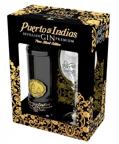 educación Fiel saldar Puerto de Indias Black Edition Gift Pack (miniature + glass) - Vinopolis  Gibraltar